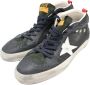 Golden Goose Midstar Dark Brown White Sneakers Gray Dames - Thumbnail 3