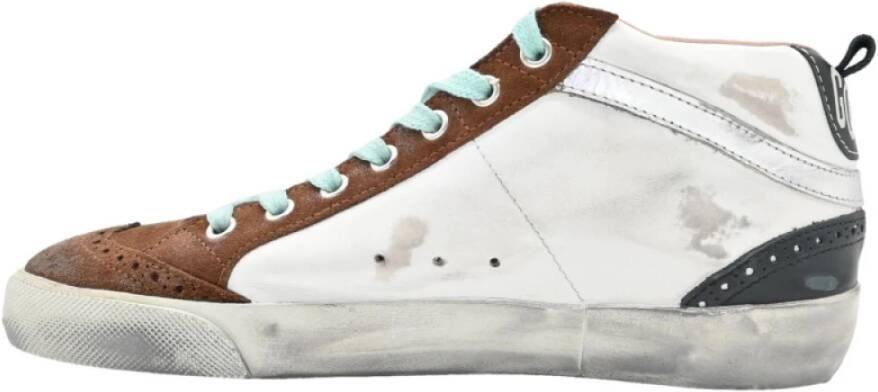 Golden Goose Midstar White Black Star Sneakers Multicolor Heren