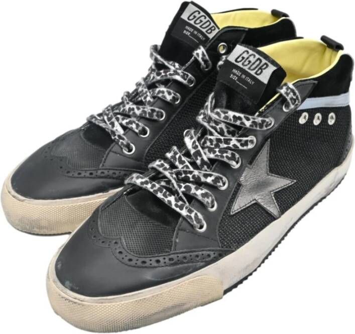 Golden Goose Midstar Zwart Donkergrijs Sneakers Black Heren