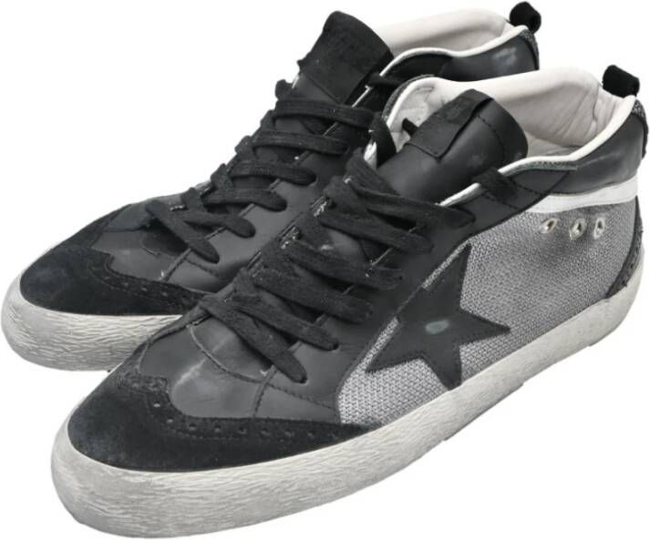 Golden Goose Midstar Zwart Grijs Wit Sneakers Gray Heren