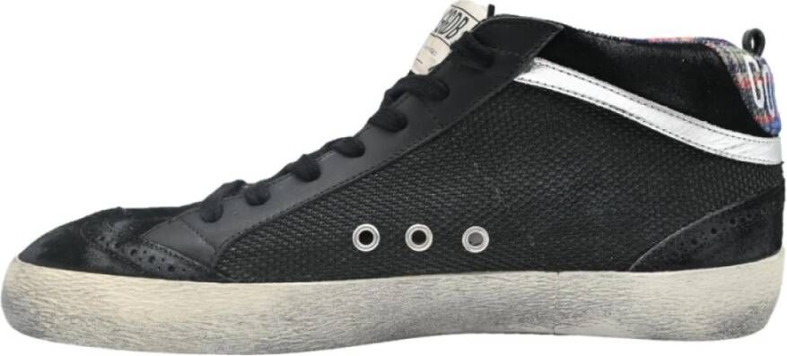 Golden Goose Midstar Zwart Zilver Multicolor Sneakers Black Dames