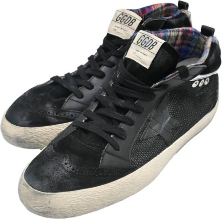 Golden Goose Midstar Zwart Zilver Multicolor Sneakers Black Dames