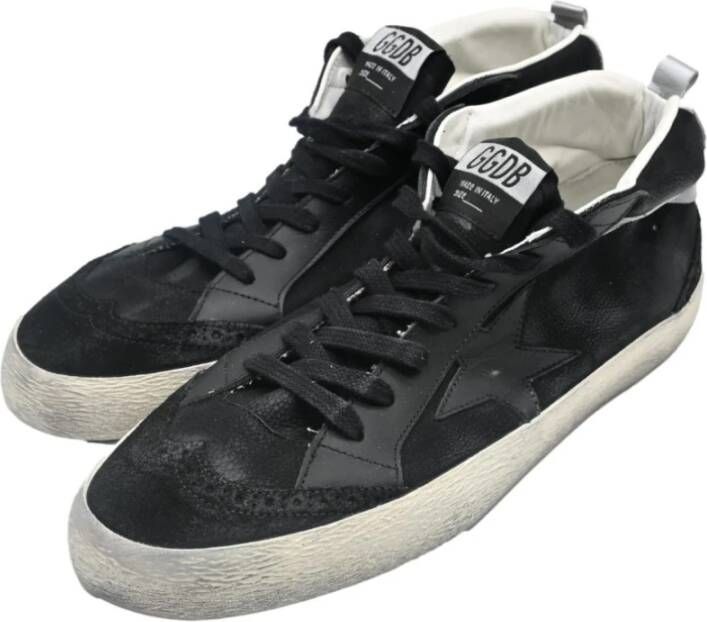 Golden Goose Midstar Zwart Zilver Wit Sneakers Black Heren