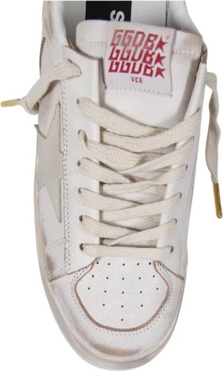 Golden Goose Nabuk Ster Leren Hak Sneakers White Dames