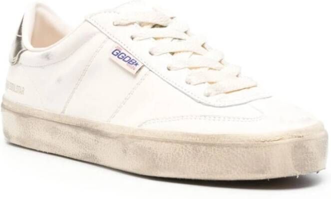 Golden Goose Nappa Leren Tong Hiel Schoenen White Dames