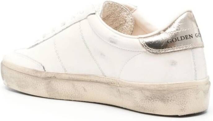 Golden Goose Nappa Leren Tong Hiel Schoenen White Dames