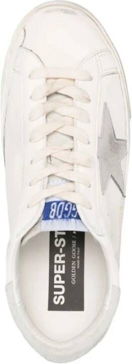 Golden Goose Nappa Ster Suede Hak Schoenen White Heren