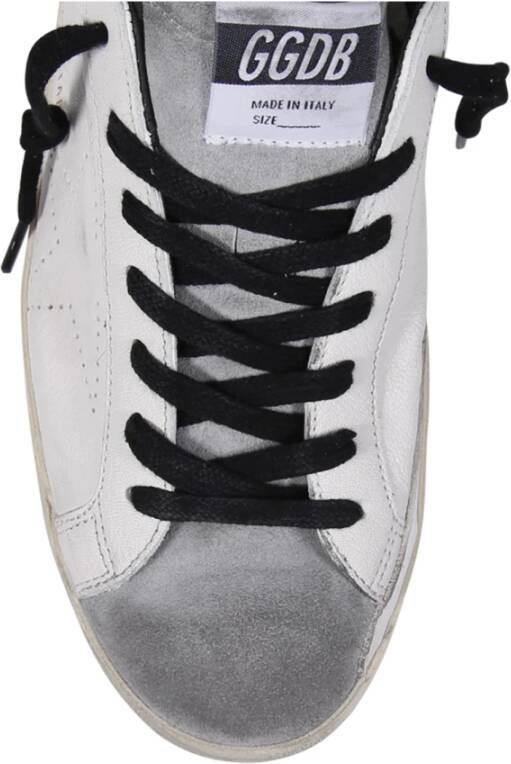 Golden Goose Nappa Suede Leren Hak Sneakers White Heren