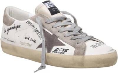 Golden Goose Nappa Suede Star Heel Sneakers Gray Heren