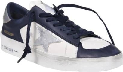 Golden Goose Nappa Upper Star Toe and Heel Blue Heren