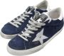 Golden Goose Navy Blue Superstar Sneakers Blue Heren - Thumbnail 3