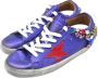 Golden Goose Paars Rode Ster Diamant Sneakers Blue Dames - Thumbnail 3