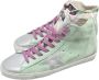 Golden Goose Paarse Francy Sneakers met Rits Green Dames - Thumbnail 3