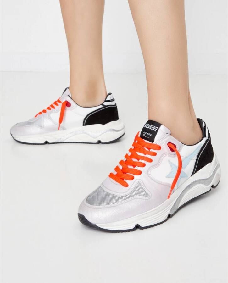 Golden Goose Pastel Running Sole Sneakers White Dames