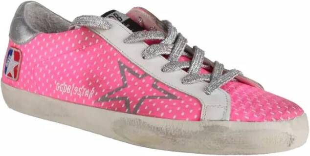 Golden Goose Pink Leather Sneaker Pink Dames