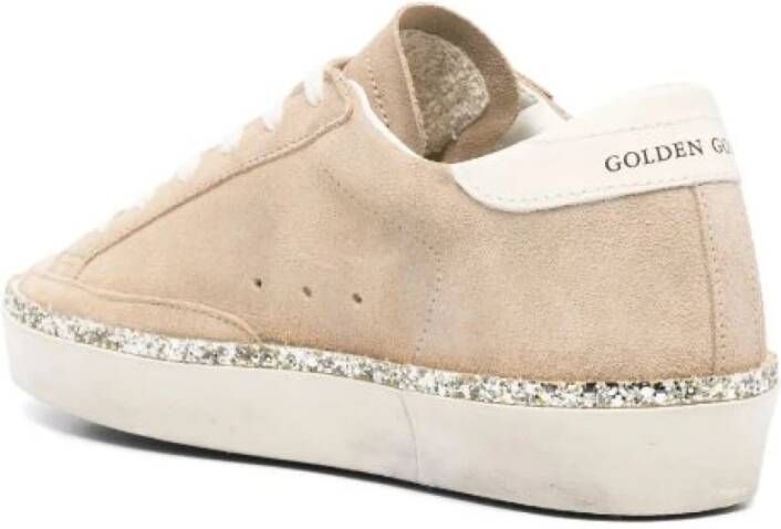 Golden Goose Platte schoenen in gouden stijl Beige Dames