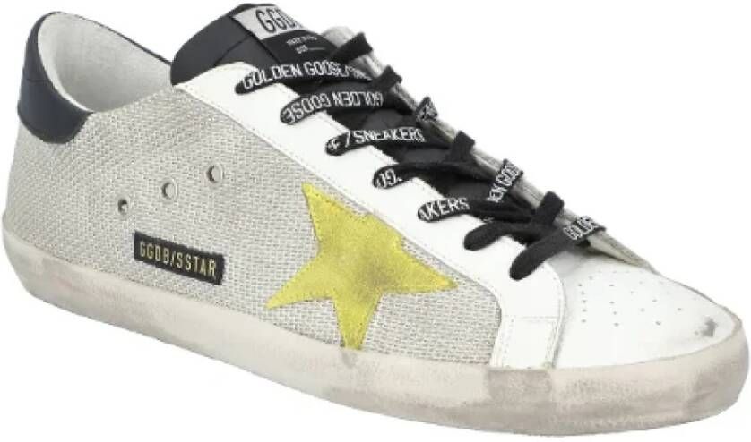 Golden Goose Polyester sneakers Gray Heren