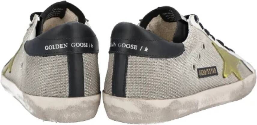 Golden Goose Polyester sneakers Gray Heren