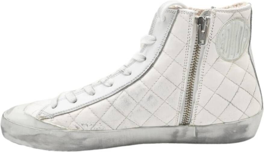 Golden Goose Quilted Nappa Sneakers Optic White Dames