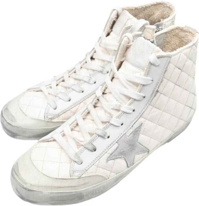 Golden Goose Quilted Nappa Sneakers Optic White Dames