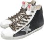 Golden Goose Ribfluweel Zwart Wit Zilver Sneakers Black Dames - Thumbnail 3