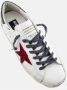 Golden Goose Rode Suède SuperStar Sneakers Groene Hiel White Heren - Thumbnail 8