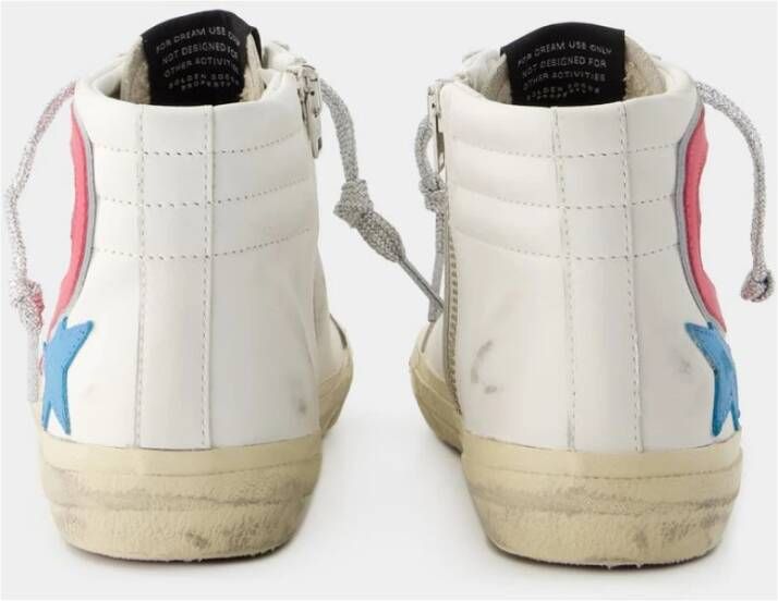 Golden Goose Ronde Neus Slide Sneakers Wit Dames