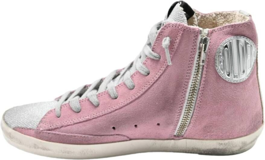 Golden Goose Roze Francy Sneakers Pink Dames