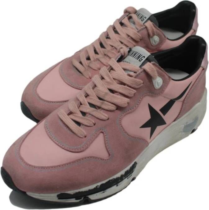 Golden Goose Roze Hardloopschoenen Authenticiteitskaart Pink Dames