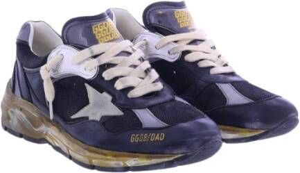 Golden Goose Running Dad Net en Nappa Up Zwart Dames