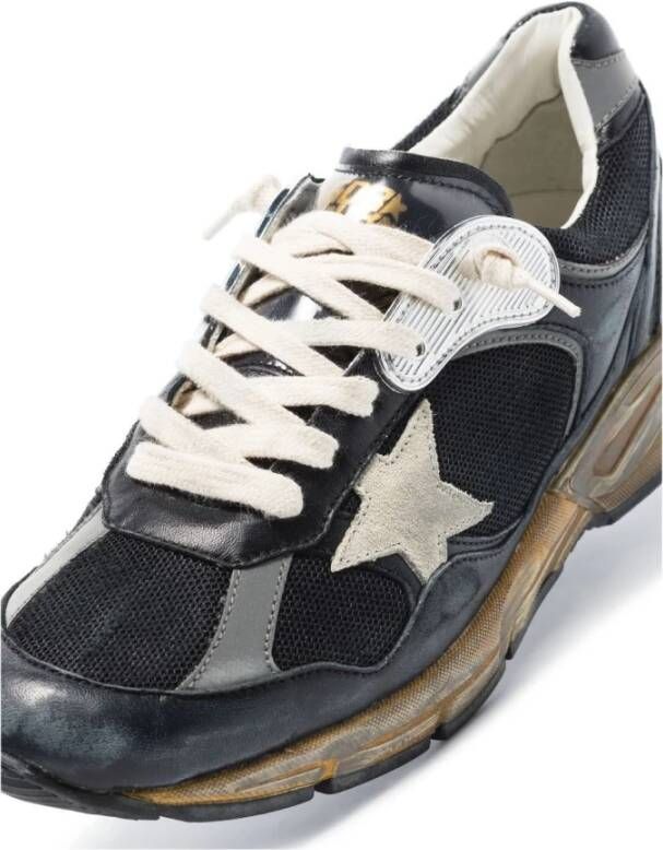 Golden Goose Running Dad Net Sneakers Black Dames