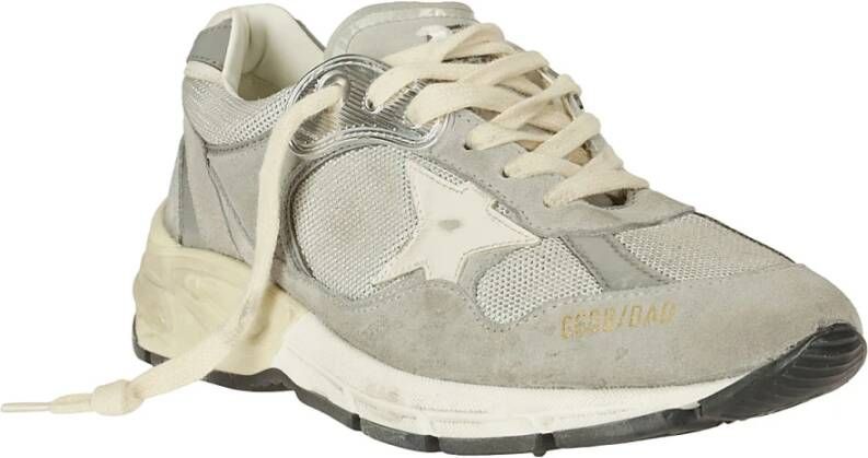 Golden Goose Net Bovenwerk Suède Sneakers Gray Dames