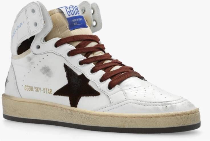 Golden Goose Sky Star hoge sneakers Wit Dames