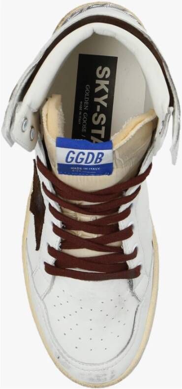 Golden Goose Sky Star hoge sneakers Wit Dames