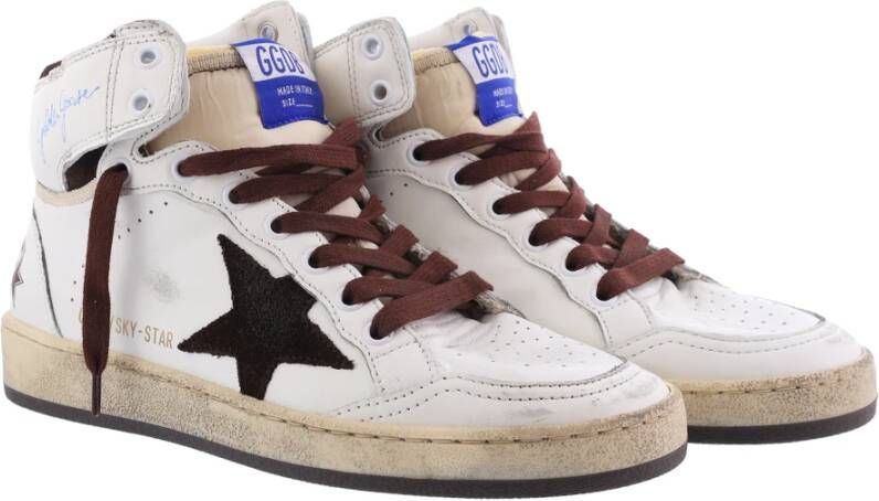 Golden Goose Sky Star Nappa Sneakers Wit Dames