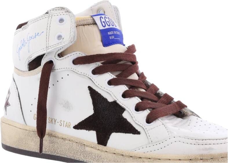 Golden Goose Sky Star Nappa Sneakers Wit Dames