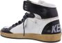 Golden Goose Hi-Top Sneakers van Gebruikt-Effekt Leer White Heren - Thumbnail 5