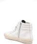 Golden Goose Slide High-Top Sneakers met Distressed Effect White Dames - Thumbnail 4