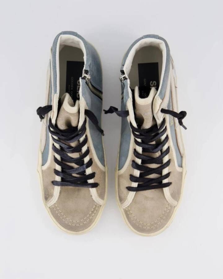 Golden Goose Slide Sneakers Blue Dames