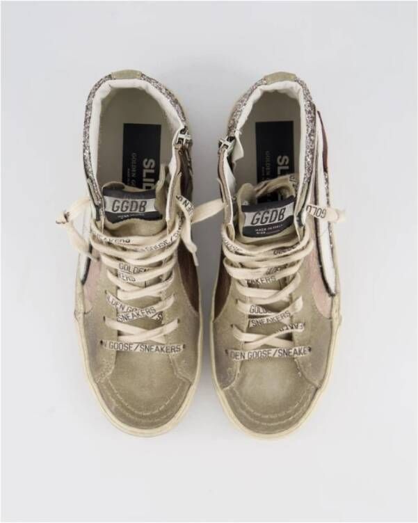 Golden Goose Slide Sneakers Brown Dames