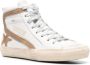 Golden Goose Witte Leren Slide Sneakers met Messing Details White Dames - Thumbnail 9