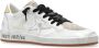 Golden Goose Zilveren Leren Sneakers Wit Zwart White Dames - Thumbnail 9