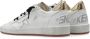 Golden Goose Zilveren Leren Sneakers Wit Zwart White Dames - Thumbnail 10