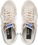 Golden Goose Witte Glitter Hoge Top Sneakers Beige Heren - Thumbnail 2