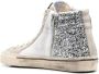 Golden Goose Witte Glitter Hoge Top Sneakers Beige Heren - Thumbnail 3