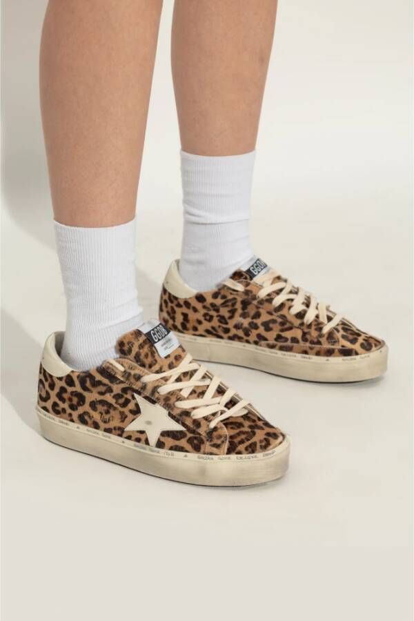 Golden Goose Sneakers Hi Star Classic Met Lijst Brown Dames