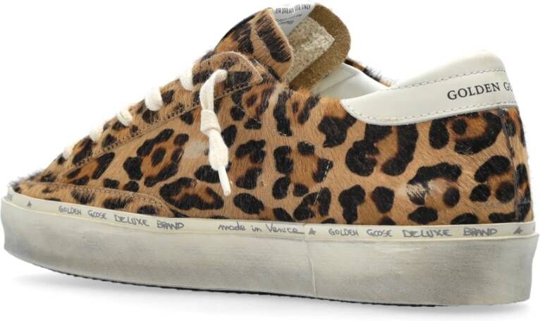 Golden Goose Sneakers Hi Star Classic Met Lijst Brown Dames