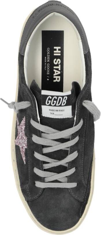 Golden Goose Sneakers Hi Star Classic Met Lijst Gray Dames