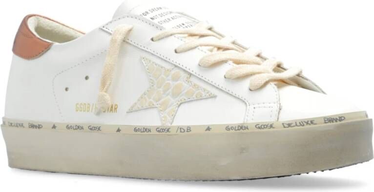 Golden Goose Sneakers Hi Star Classic Met Lijst White Dames