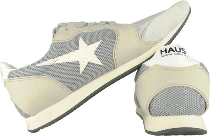 Golden Goose Sneakers met bedrukt sterrenlogo Gray Heren